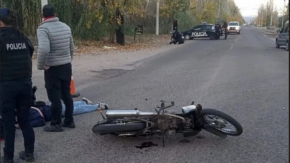 Policiales: Accidente entre dos motos esta mañana en Avenida Dean Funes 
